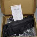 Projector Stand Tripod Adjustable, Laptop Height from 23.5 to 46.5 inches with Gooseneck Phone Holder, Floor for Office, Home, Stage, Studio, DJ Racks Holder Mount, 23.5inch-46.5inch (Black)