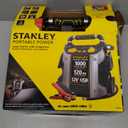 Stanley Tools 1,000-Amp-Peak 12-Volt Rechargeable Jump Starter with Air Compressor, J5C09 in Black