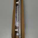 Mcrbeay Shower Curtain Rod, 1" Diameter Heavy Duty Tension Shower Rod, Non Slip Adjustable 28-46 inch No Drilling Shower Curtain Rods Spring Tension For Bathroom, Shower Stall, No Rust, Nickel