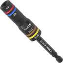 Klein Tools 651QS Quad Socket, 4 Sizes in 1 Socket, 4-in-1 Color Coded SAE Impact Rated, Heavy Duty, 1/4-Inch Drive, 3-1/2-Inch Shaft
