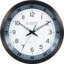 La Crosse Technology Atomic Wall Clock, Metal, 10" (404-54667)