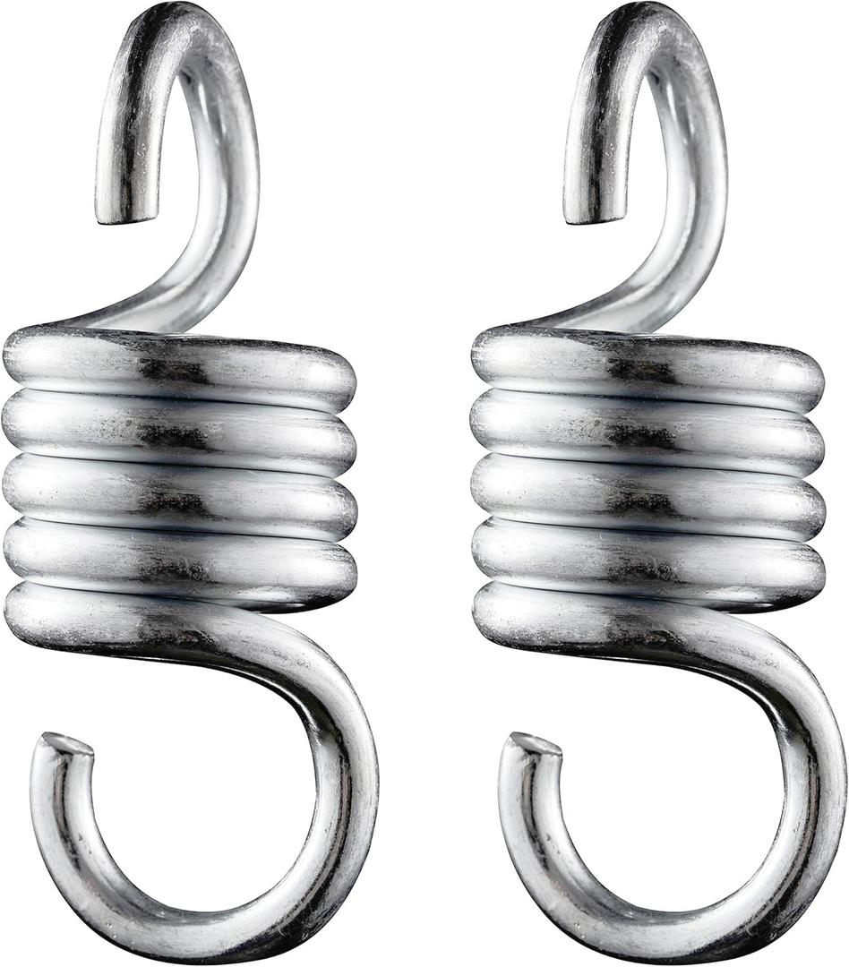 Heavy Duty Spring 1100LBS 4INCH Hammock Chair Spring - Porch Swing Spring Hook for Patio Swing Outdoor