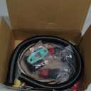 Turbo Charger Oil Drain Return Line Oil Feed Complete Kit Fit for T3 T4 GT35 T70 T66