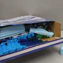 Track Car Toys, 269 PCS Racing Tracks Toy, Create A Frozen World Race Road, Flexible Tracks Playset & 2 PCS Cool Race Cars, Toddler Toys Birthday Gifts for Age 3 4 5 6 Year Old Boys Girls (Blue)