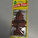 LITTLE TREES Car Freshner Leather 3 Pack