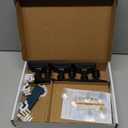 Homemory 6 Pcs Window Candles with Remote Timer Dimmer, Battery Operated Candlesticks with Holders and Suctions, White LED Christmas Candle for Window Xmas Holiday Decor