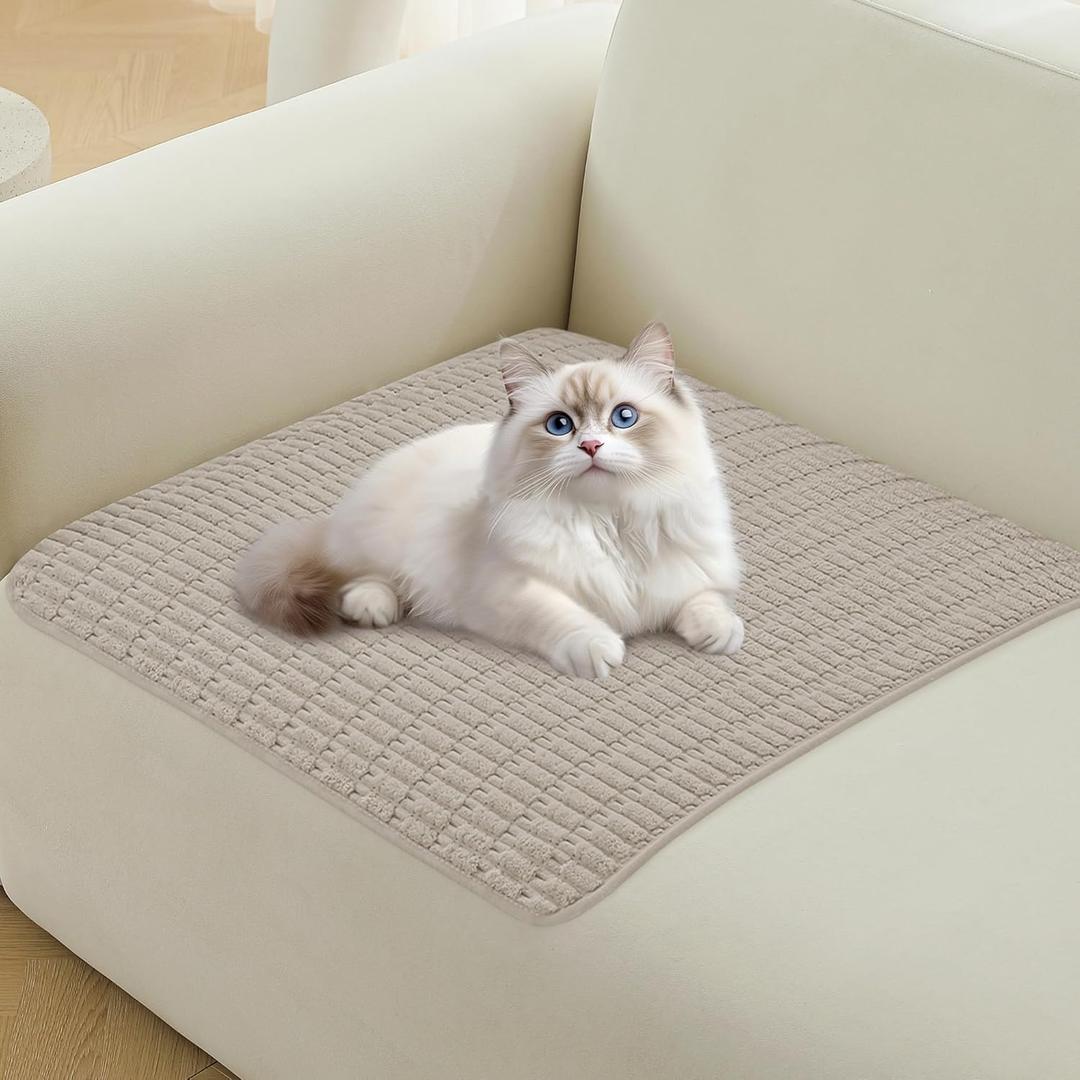 Dog Couch Cover Protector, Sofa Covers for Pets Washable, Non Slip Pet Couch Cover Waterproof, Furniture Covers for Pets, Dog Cover for Couch. (Brown, 30" x 30")