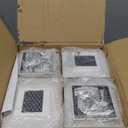 Solar Post Cap Lights Outdoor 12pack, Waterproof Fence Post Solar Lights for 4x4 5x5 6x6 Wood/Vinyl Posts, White Deck Post Lights with 2 Color Modes Decorate Garden Patio Porch Backyard