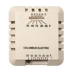 Wall Mount Thermostat, 1V, Surface