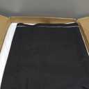 MIULEE Black Outdoor Bench Cushion 48x18x3 Inch Waterproof 3-Year Color Fastness Patio Furniture Cushions for Porch Swing, Garden Bench Sofa Couch with Adjustable Ties No Slip Design