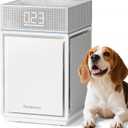 Air Purifiers for Home Large Room Bedroom up to 3600 Sq Ft PM 2.5 Display Air Quality Sensor True HEPA Air Filter for Fur Odor Smoke with Three-Sided Air Inlet, White,1 Pack+ 3-Layer Filter