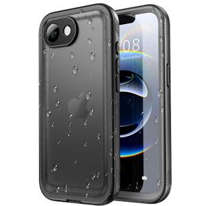 SPORTLINK for iPhone 16e Case/iPhone 17e Case, IP68 Waterproof Military Protective Full Body Heavy Duty Shockproof 360 Sealed Dustproof with Camera Screen Protector Cover for i Phone 16 e 6.1" Black