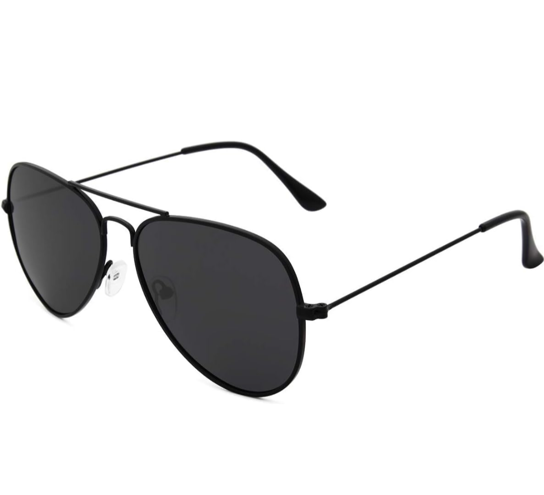 livho Sunglasses for Men Women Aviator Polarized Metal Mirror UV 400 Lens Protection