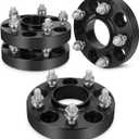 dynofit 5x114.3 Wheel Spacers 1 Inch (25mm) for Nissan 350Z 370Z, 4 Pcs 5X4.5 Hubcentric Spacers for Infinit G35 G37 FX35, 66.1mm Hub Bore M12x1.25 Studs 25mm Thickness for Altima, Maxima, Murano (Black)