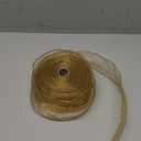 Royal Imports Organza Wired Sheer Ribbon 2" (#40) for Floral & Craft Decoration Gold