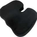 Seat Cushion Pad for Travel Office Chair Seat(Black) (0.4"D x 0.4"W x 0.4"H)