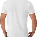 Hanes Men's Undershirts T-Shirt Pack, V-Neck Cotton Tees for Men, Moisture-Wicking, Odor Control, White Multi-Pack (White, L)
