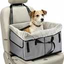 Dog Car Booster Seat for Medium/Small Dogs, Foldable Dog Bed for Car
