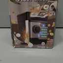 Piggy Bank, Automatic Electronic Piggy Bank for Kids Boys Girls with Password and Fingerprint Unlocking Simulation, Money Bank Kids Safe Toys for 3 4 5 6 7 8 9 10 Year Old Boy Girl (Black Gold)