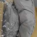 Bedsure King Size Comforter Set - Bedding Sets King 7 Pieces, Pintuck Bed in a Bag Grey Bed Set with Comforter, Sheets, Pillowcases & Shams