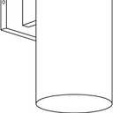 Progress Lighting 6-Inch Cylinder Outdoor Wall Sconce, 2-Light Modern Wall Mount Up and Down Lights, Interior and Exterior Lighting for Home or Porch, Aluminum Construction, Antique Bronze (P5642-20)