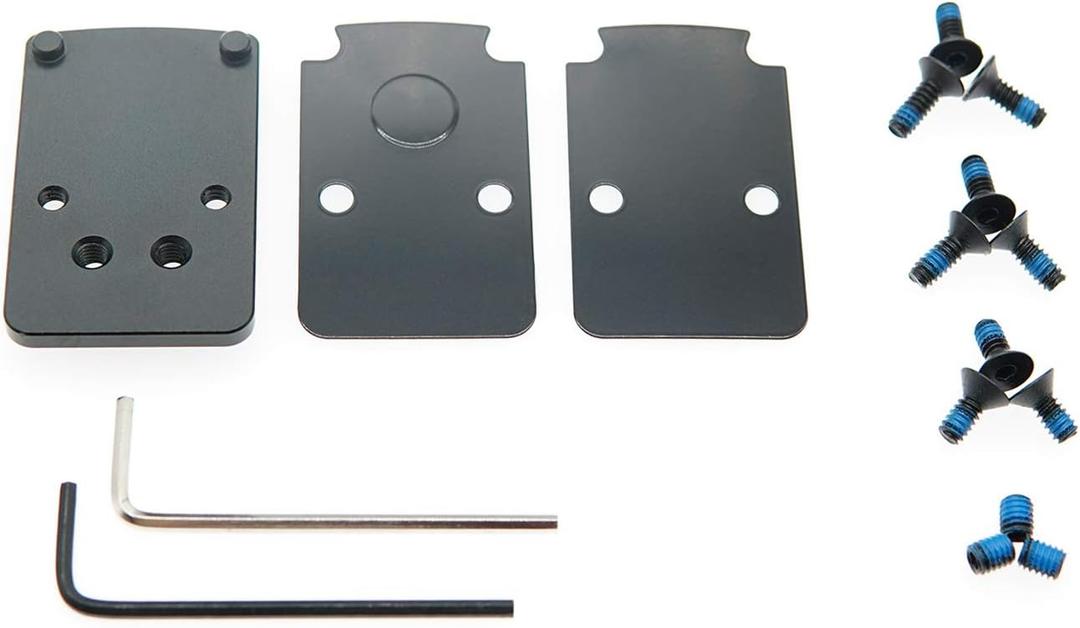 DPP Titanium Mounting kit/ Plate/ Adapter Compatible with Glock Trijicon RMR/ SRO&Holosun 407C507C/ 508T (Aluminum)