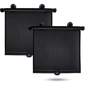 EcoNour Car Window Shades for Windows (2 Pack) | Shade Automotive Interior Sun Protection Large Offers Complete from UV Rays and Glare 18" x 20"