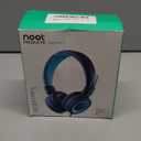 Noot Kids Headphones - noot products K11 Foldable Stereo Tangle-Free 3.5mm Jack Wired Cord On-Ear Headset for Children/Teens/Boys/Girls/Smartphones/School/Kindle/Airplane Travel/Plane/Tablet (Navy/Teal) (4 x 5 x 2 in)