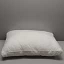 Calvin Klein Logo Medium 20" x 28" Standard/Queen Size Set of 2 Bed Pillows for Sleeping, White