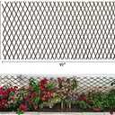 Expandable Garden Trellis Plant Support Willow Lattice Fence Panel for Climbing Plants Vine Ivy Rose Cucumbers Clematis
