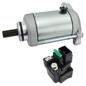 Starter Motor & Solenoid Relay for Suzuki Vinson 500 4x4 LT-A500F 2002-2007, Vinson 500 4x4 LT-F500F 2003-2007, 31100-44D10 31100-44D21 3545-024