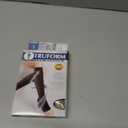 Truform Sheer Compression Stockings, 15-20 mmHg, Women's Knee High Length, Open Toe, 20 Denier, Nude, Large