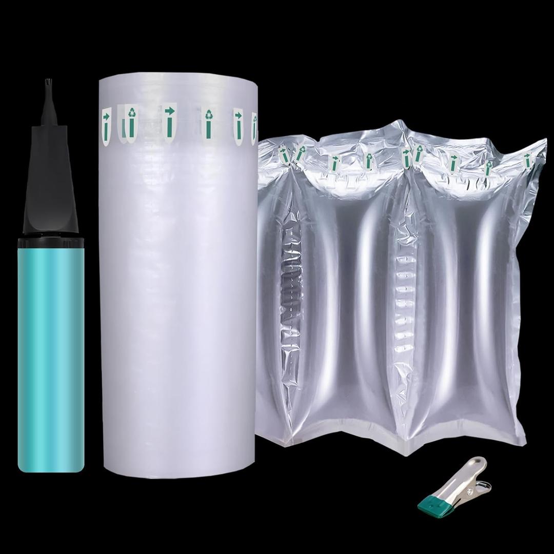 200 Count Packing Air Pillows for Shipping Supplies Box Filler Alternative to Packing Peanuts, Purse Stuffers for Size 4.72" x 9.84"Provide Efficient Packaging Solutions for Logistics Companies