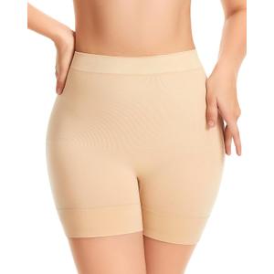 BESTENA Shapewear for Women Tummy Control, Mid Waist Body Shaper Shorts Butt Lifting, M