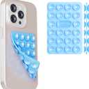 Silicone Suction Cup Phone Case Mount Double Sided, Phone Accessories Hands-Free Strong Grip Holder for Selfies and Videos