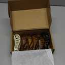 6 PCS Flat Hair Clips for Women, Tortoise Shell Flat Hair Clips, Flat Claws Clips for Thick Thin Hair, Hair Claw Clips with Secure Hold Double Inner Teeth, Lay Down Claw Clip, Classic Hair Barrettes