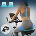 Noseless Oversized Bike Seat for Men & Women, 2026 Upgrade Comfortable Extra Wide Padded Bicycle Seat Cushion, Comfort Bike Saddle for Peloton, Exercise Bike, Beach Cruiser, MTB, EBike