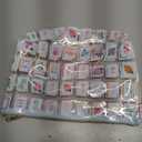 Sanwuta Soft American Mahjong Tiles Bag Thickened Mahjong Makeup Bag Gifts for Women Mah-Jong Lovers Accessories 13 x 7.8 x 3.2 Inches(Clear Tiles)