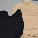Peryiter 2 Pieces Mannequin Fabric Cover Soft Stretchy Clothing Upper Body Mannequin Cover for Retail Boutique Store Form Dummy Model Display Fitting Styling Only Covers(Black, Nude)