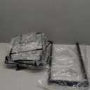 MUDEELA 8-Tier Pots and Pans Organizer under Cabinet, Adjustable Heavy Duty 120LBS Pot and Pan Organizer Rack inside Cabinet for Kitchen Organizer Cast-iron Pans, Heavy Skillets Griddles, Shallow Pots (HeavyDuty-15.94"H-Black)