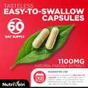 Nutrivein Premium Fadogia Agrestis and Tongkat Ali Supplement with Turkesterone - 1100 mg - 120 Caps - Synergistic Blend for Performance, Strength, & Recovery for Men & Women of All Ages