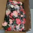 10 Pcs 82FT Flower Garland, Artificial Rose Garland Flowers Plants Fake Flower Hanging Rose Ivy, Birthday Party Valentine's Day Wedding Wall Arch Decor (Pink)