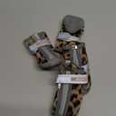 QUMY Dog Shoes for Small Dog, Puppy Dog Boots & Paw Protectors for Winter Snow Day, Summer Hot Pavement, Waterproof in Rain Weather, Ourdoor Hiking, Indoor Hardfloors with Skid-Resistant Sole (size 3: 1.70"x1.31"(L*W), Leopard)