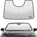 2024-2026 Crosstrek Windshield Sun Shade Compatible for 2024-2026 Subaru Crosstrek Impreza Silver Reflective Foldable Front Sun Visor Sunshade Protector with Storage Bag Keep Interior Cool