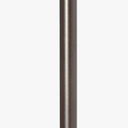 Pole, 33.5" long, 1.6" diameter, dark brown color