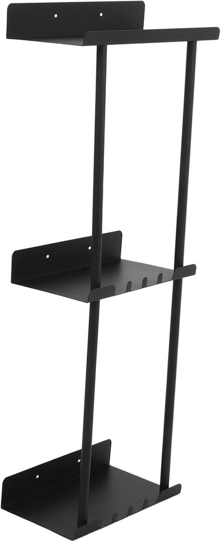 ABOOFAN Wall Mounted Towel Rack No-Drill Installation for Bathroom Detachable Organizer Shelf with High Load Capacity Modern Design for Efficient Wall Storage