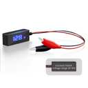POWOXI 6V/12V/24V/48V Battery Tester, 12v LCD Display Universal Battery Checker Small 6v Battery Tester for 4.5~60V All Batteries & Solar Panels