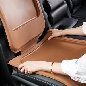 Siliguard Car Seat Protector for Child Car Seat, Car Seat Protector for Leather Seats, Non Slip Seat Cover, 3mm Silicone Car Seat Mat, Latch and ISOFIX, Rear and Forward Facing, Baby Toddler