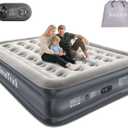InnoTruth Air Mattress Queen with Built in Pump, Inflatable Mattress Blow up Mattress, Family Choice Award, 18" Colchones Inflables Air Bed for Guest & Home, Ideal for Camping, 650lbs,