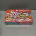 4 Packs Christmas 100 Piece Puzzles for Kids Ages 4-6 6-8 8-10, Snowman Dogs Cats Train Christmas Jigsaw Puzzles Kids Puzzles Ages 5-8, Xmas Gifts Stocking Stuffers for Boys Girls